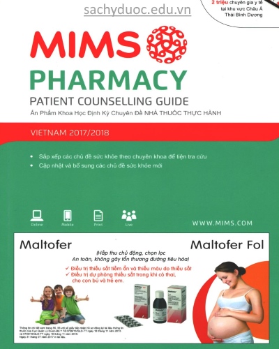 sách mims pharmacy 2015 việt nam mới nhất, sách cẩm nang nhà thuốc thực hành năm 2015